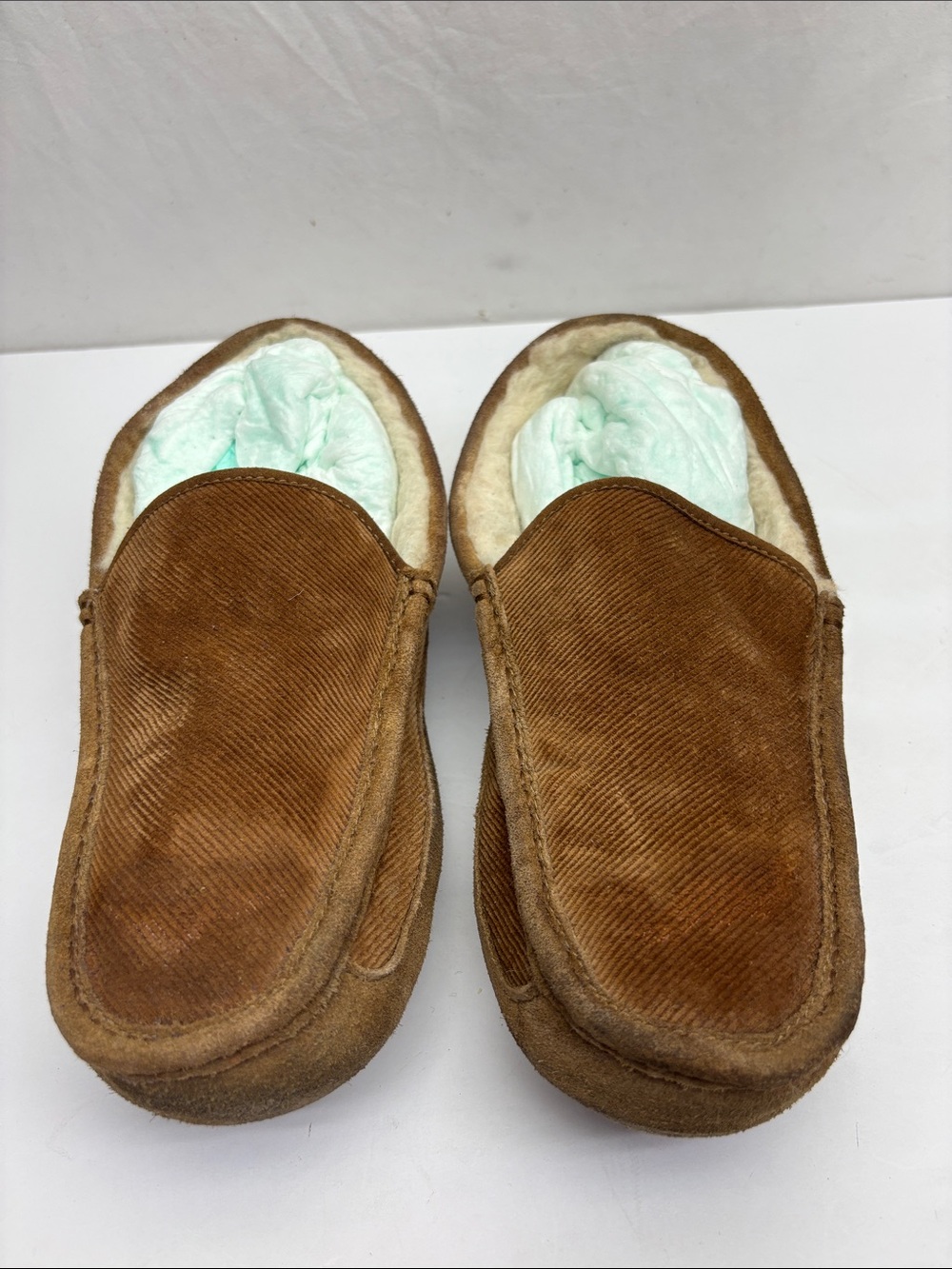 UGG Men's Brown Suede Cozy Slipper, SZ 11, box 23